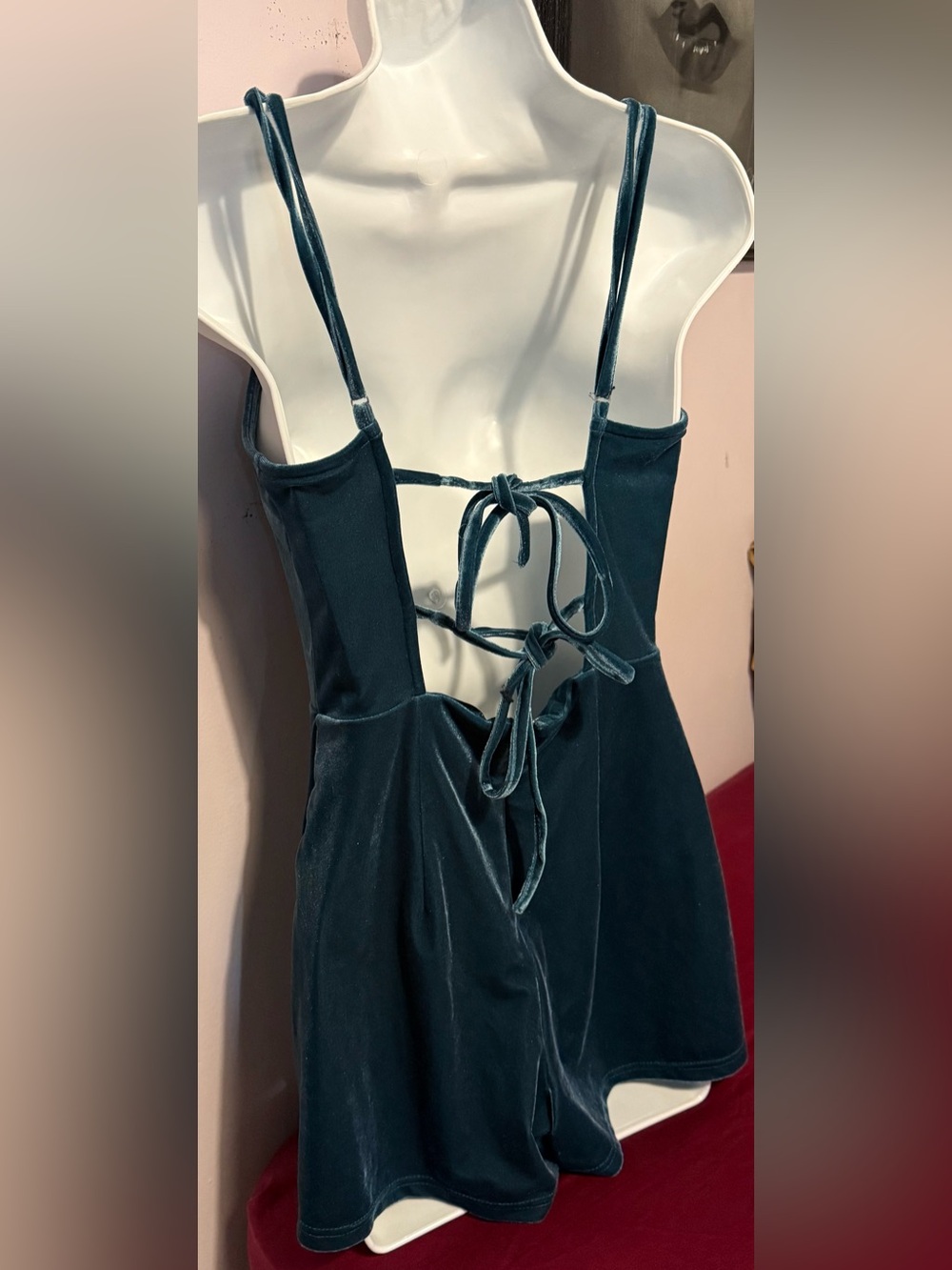 ✨Urban Outfitters Velvet Romper✨ - Picture 3 of 8